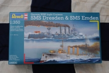 images/productimages/small/SMS Dresden  en  SMS Emden Revell 1;350 05500 voor.jpg